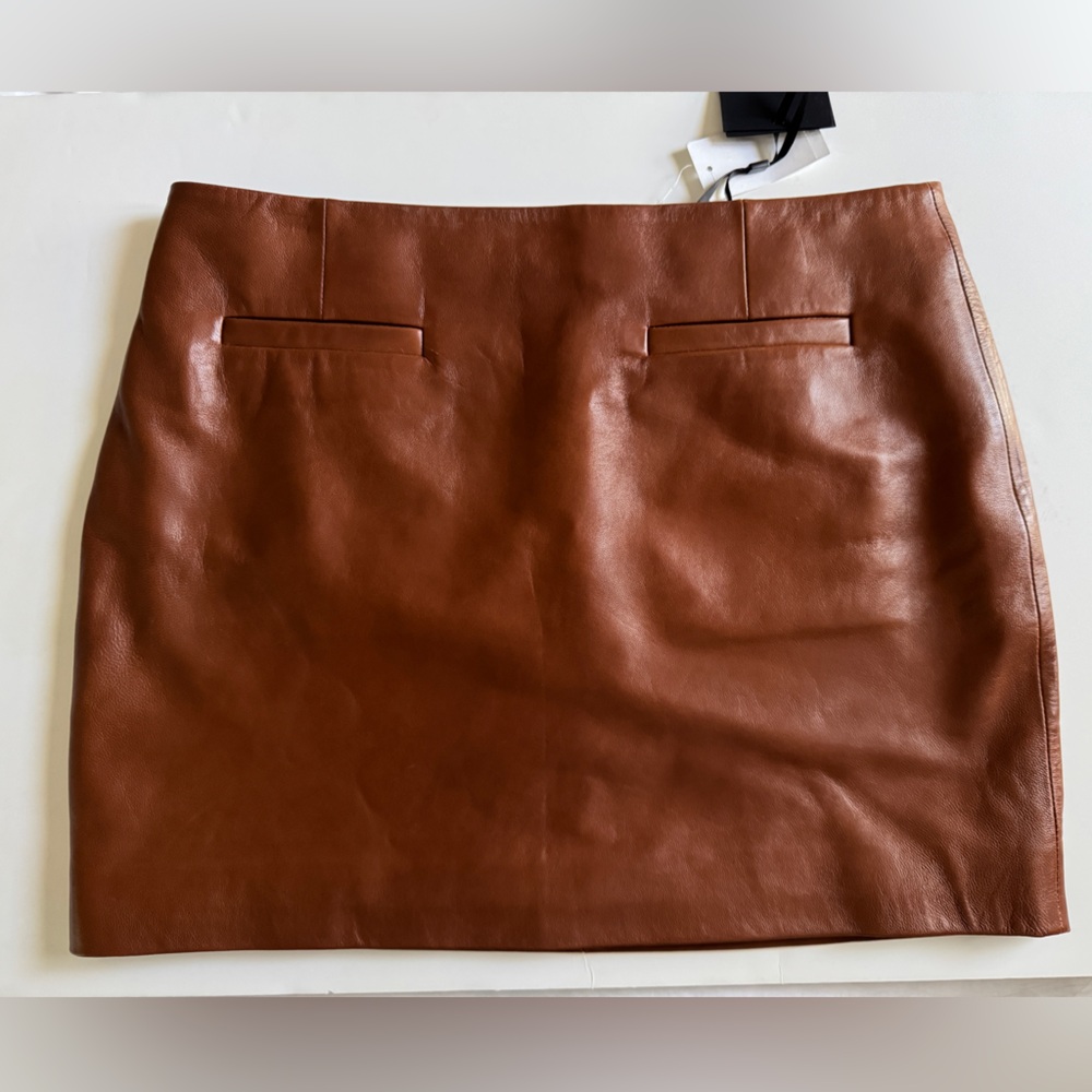 Lamarque Rowan Leather Miniskirt